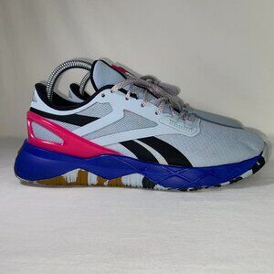 REEBOK NANO FLEX TR BLACK BLUE & PINK WOMEN'S SIZE 8